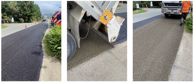 A collage of a road construction

Description automatically generated