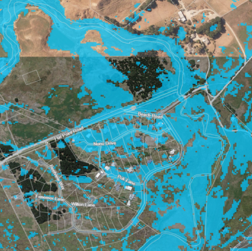 A map of a flooded area

Description automatically generated