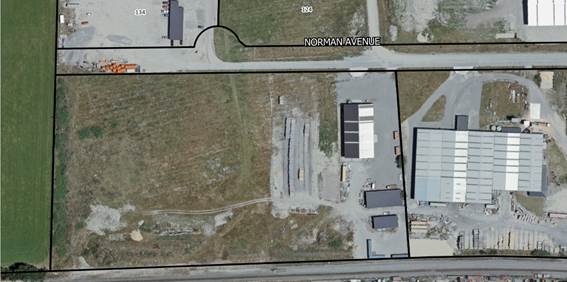 Aerial view of a land

Description automatically generated