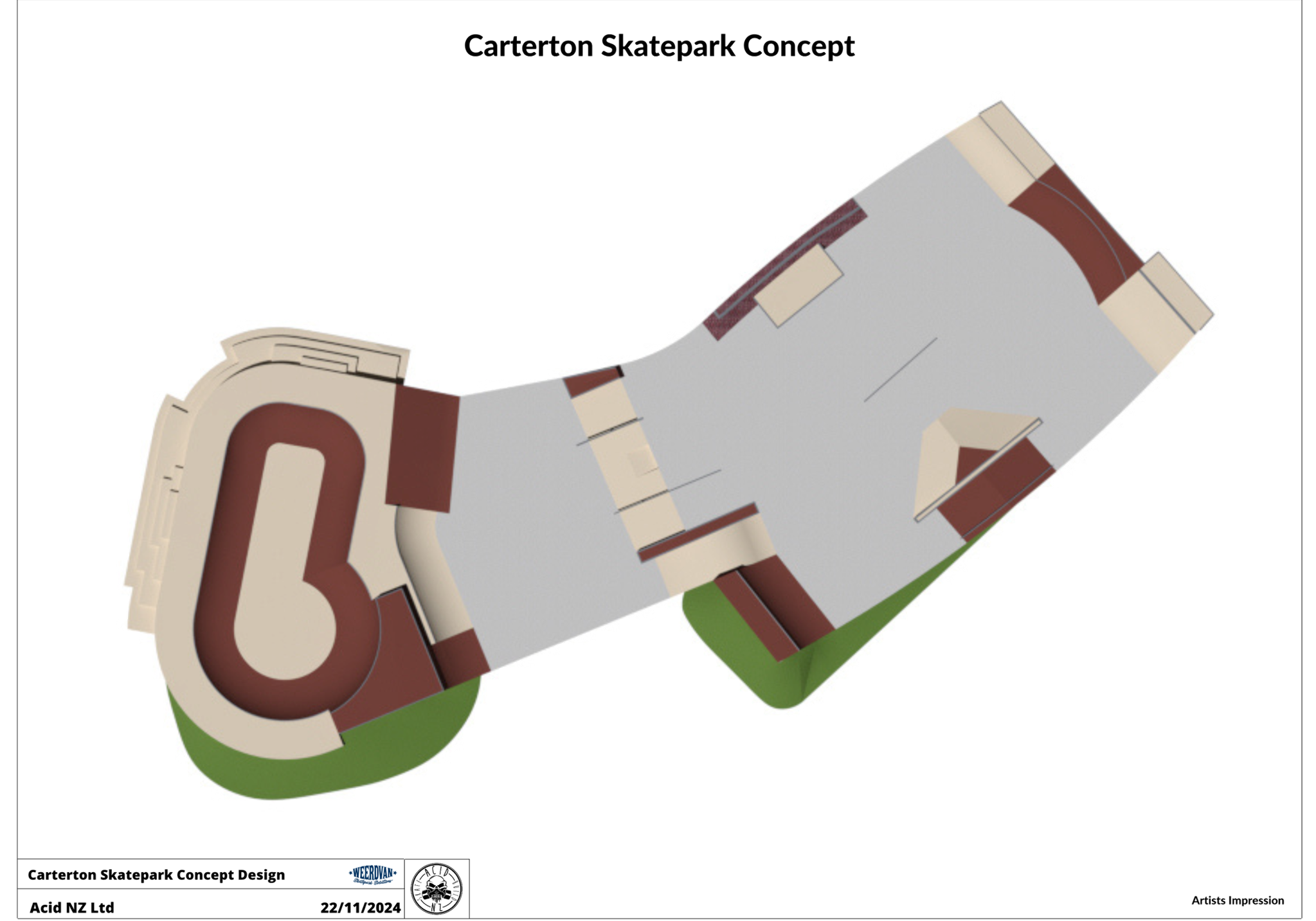 A drawing of a skate park

Description automatically generated