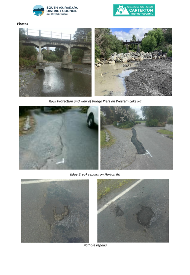 A collage of photos of a road

Description automatically generated