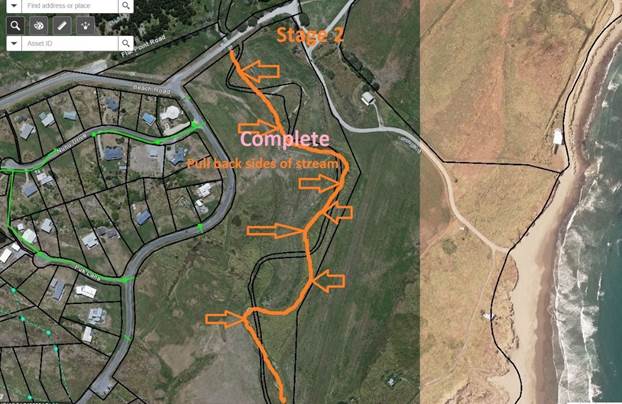 A map of a road with orange arrows

AI-generated content may be incorrect.