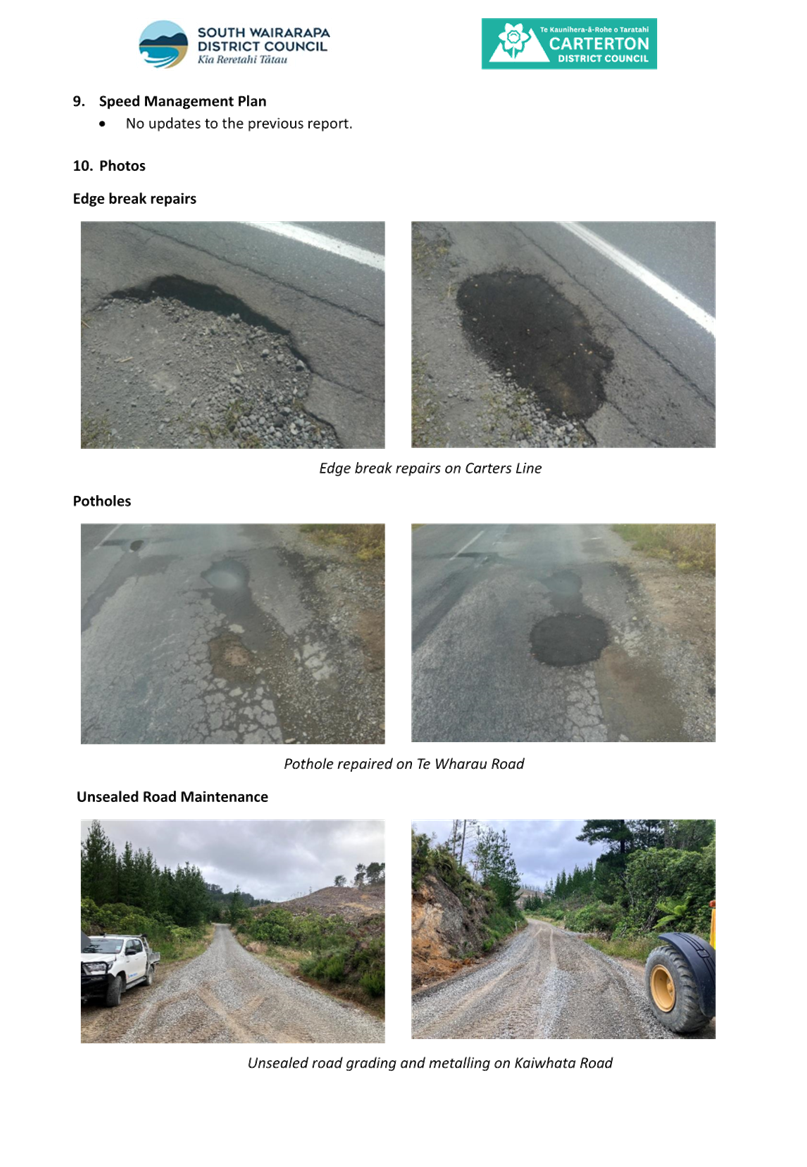 A collage of photos of a road with potholes

AI-generated content may be incorrect.