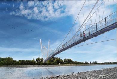 A bridge over water with people walking

AI-generated content may be incorrect.